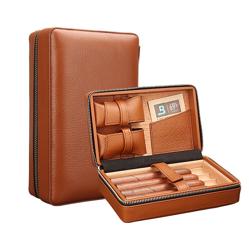 Sealed Cigar Box for Men Humidor Cigar Box Leather Cigar Case with  Hygrometer & Humidifier Carrying Handle Design for Outdoor Travel  Moisturizable - Yahoo Shopping